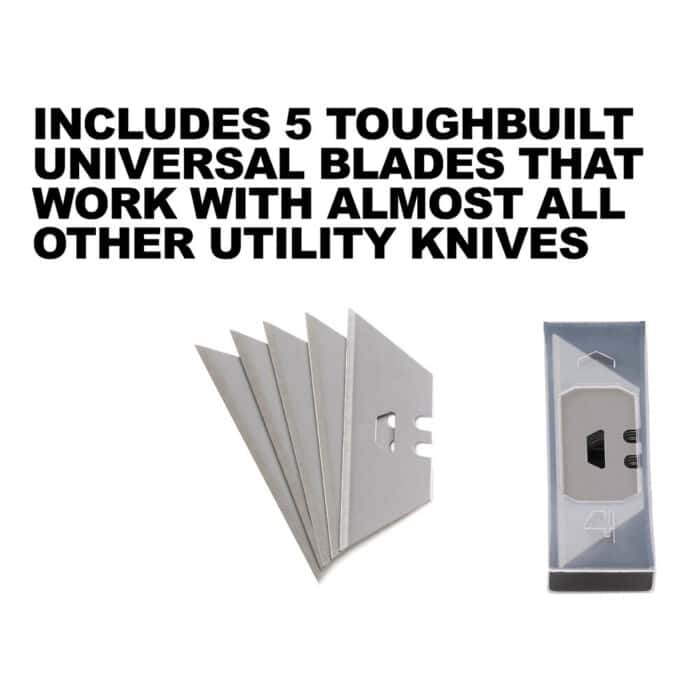Uključeno 5 Zamjenjivih ToughBuilt Oštrica ToughBuilt nož strugač 2u1 - Slika 8