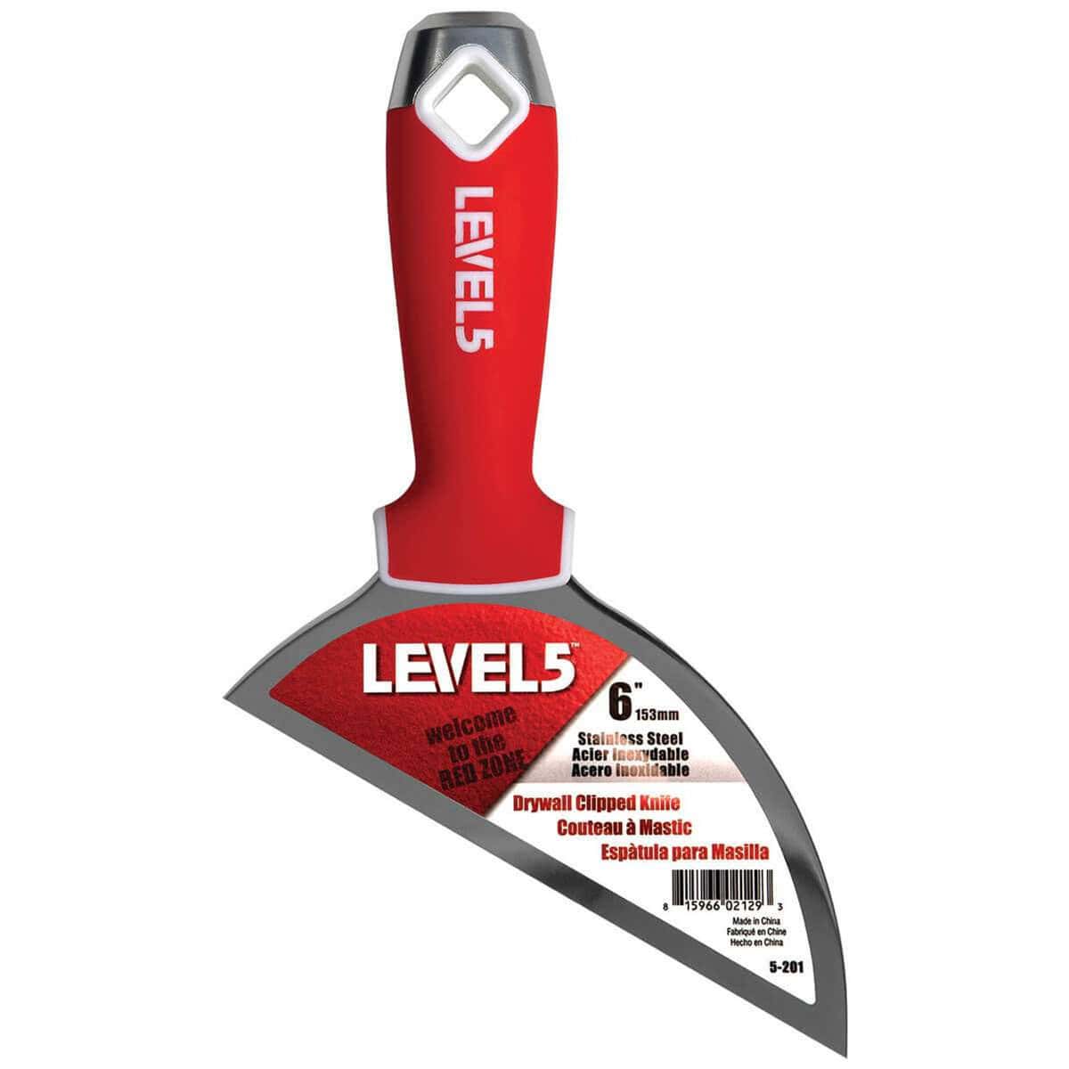 Level 5 odrezana špahtla 15cm Soft Grip