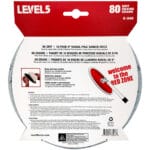 Level 5 brusni disk 225mm P80 – stražnja strana pakiranja